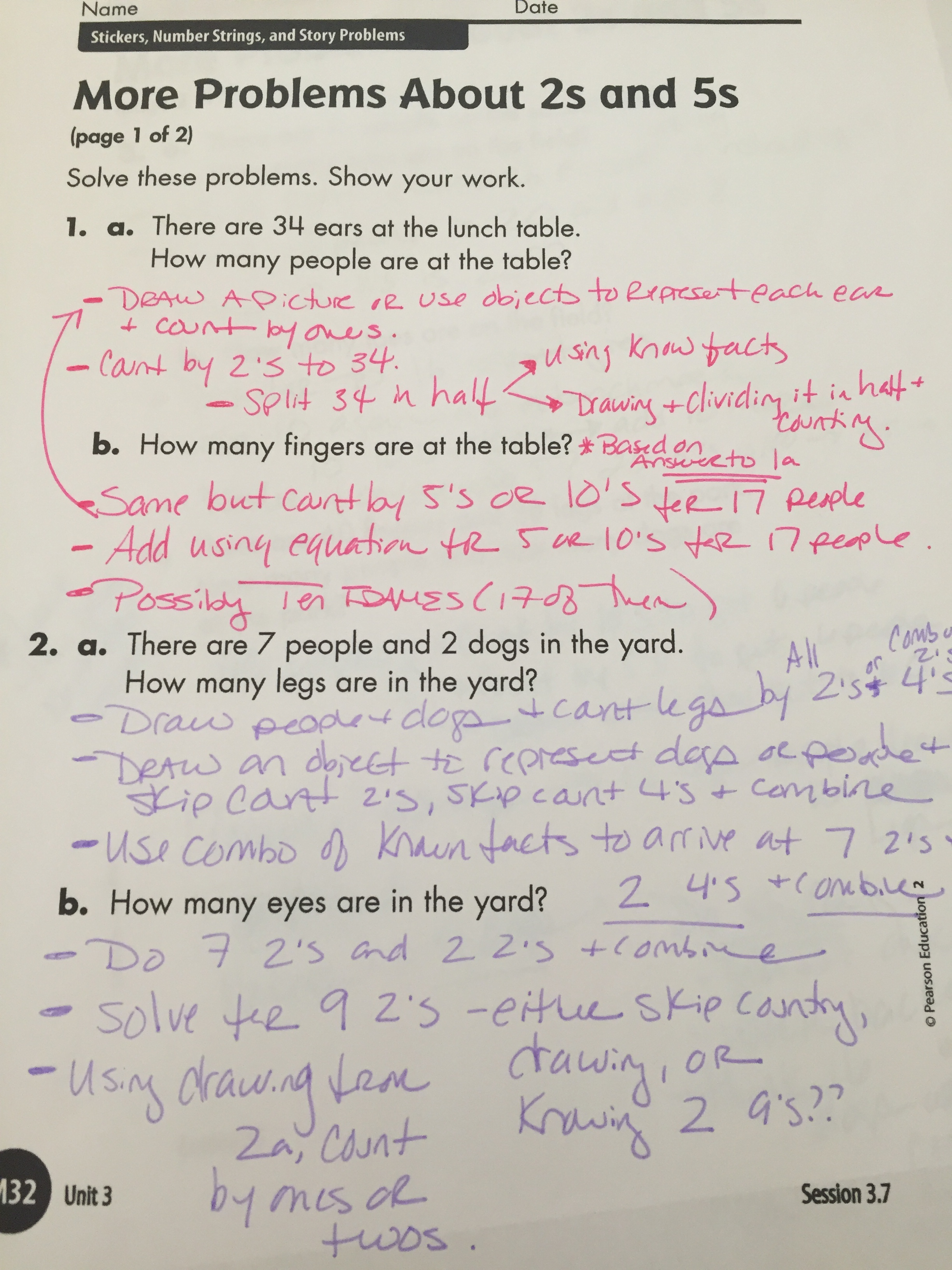 2nd Grade Collaborative Planning Using the 5 Practices | MathMinds